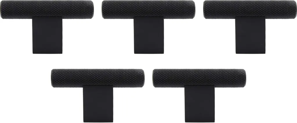 Upgrade Mobili: Maniglie Nere WAAGE Natural Goods Berlin - 5 Pezzi