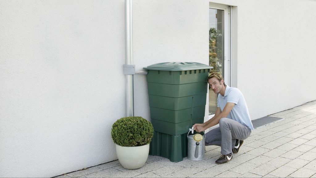 Grüner rechteckiger wassertank 520l Graf 501207 Produktbild 