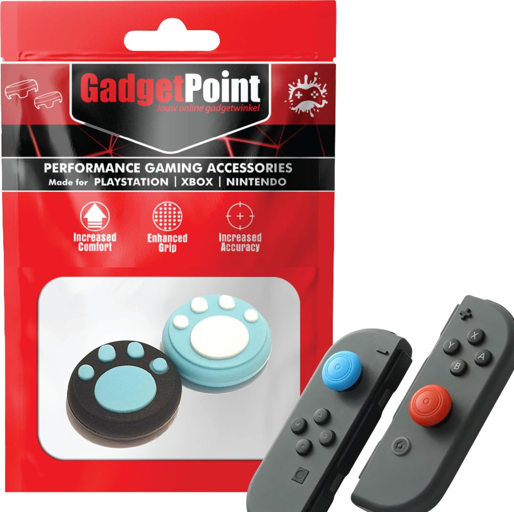 Thumbgrips - Thumb Grips voor Nintendo Switch Joy-Con Controllers - Gaming Thumbgrips - Performance Anti-Slip Thumbsticks - Bescherming Accessoires...