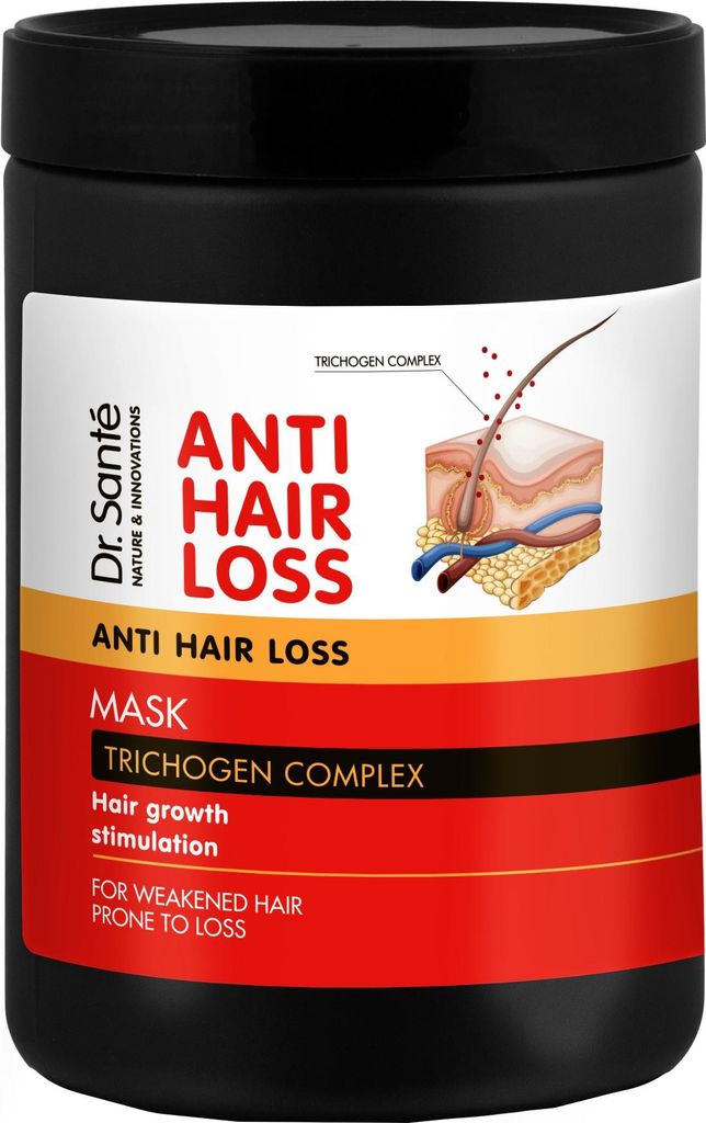 DR. SANTE Anti-Haarausfall-Maske Trichogen-Komplex 1000 ml Produktbild 