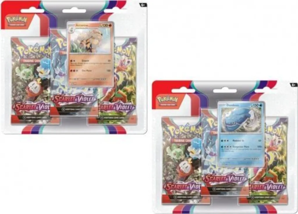 Tripack Pokémon SV01 Écarlate et Violet avec 3 Boosters sous Blister - 3