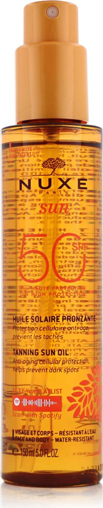 Nuxe Sun Tanning Sun Oil SPF50 150ml
