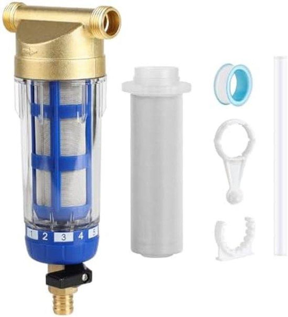 Herbruikbare Wasserfilter mit Handreinigung - 40 Micron Feinfilter