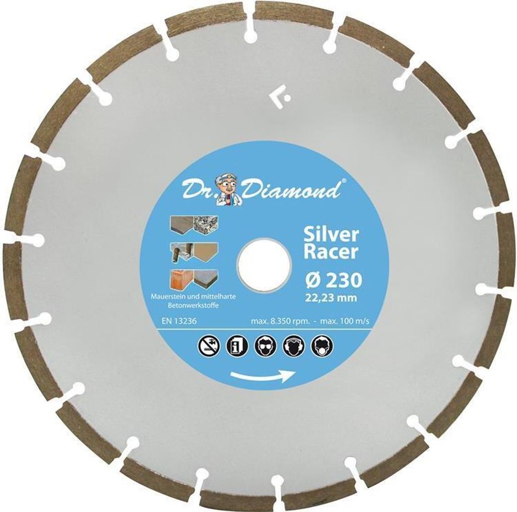 Diamanttrennscheibe Silver Racer - Ø 230 mm Produktbild 