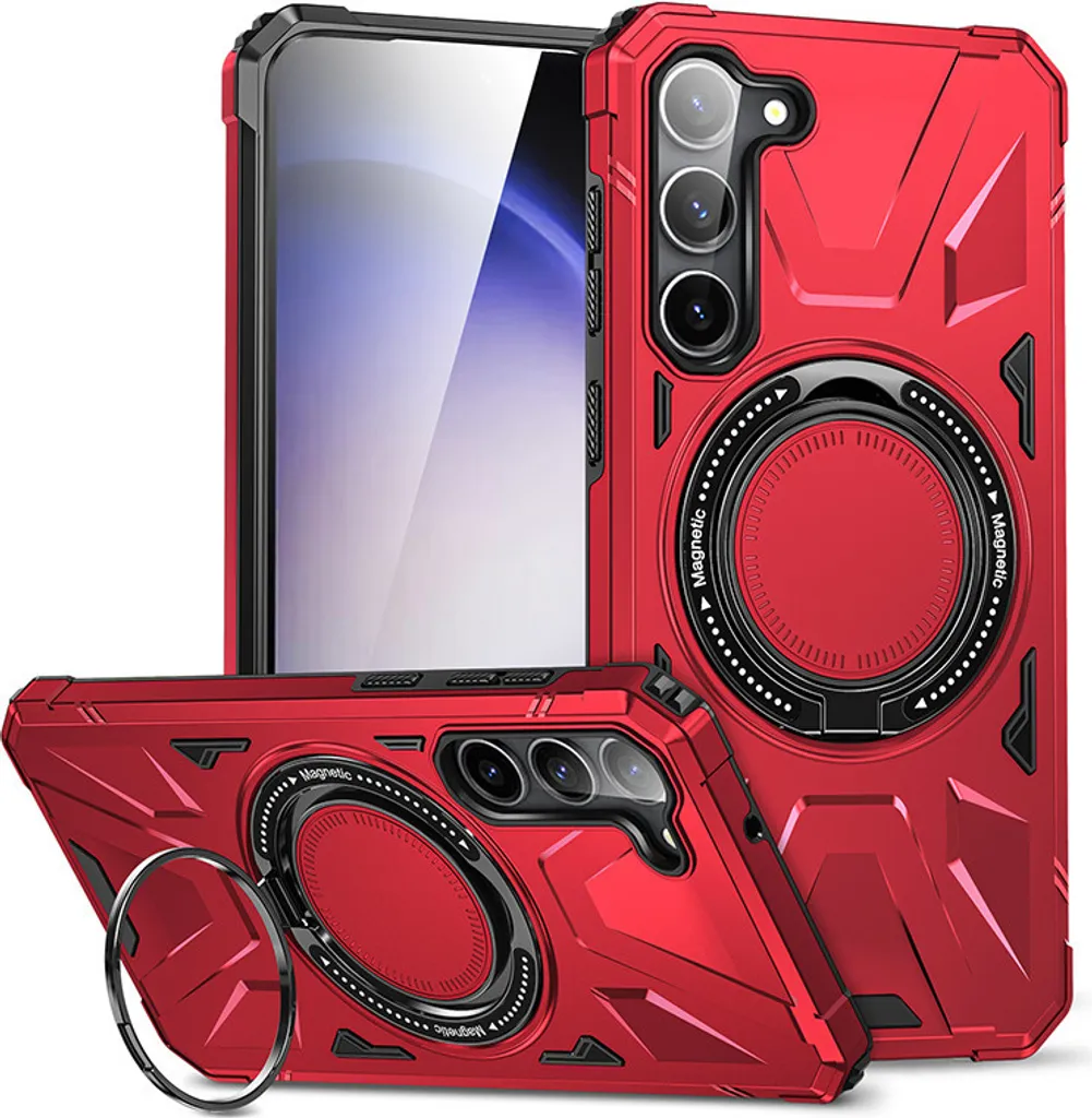 Custodia Magnetica Samsung S23 Plus Rossa: Stile Urban e Protezione Top