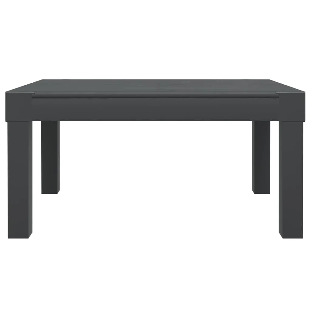 Chaise longue anthracite vidaXL dossier réglable et coussin déperlant - 9