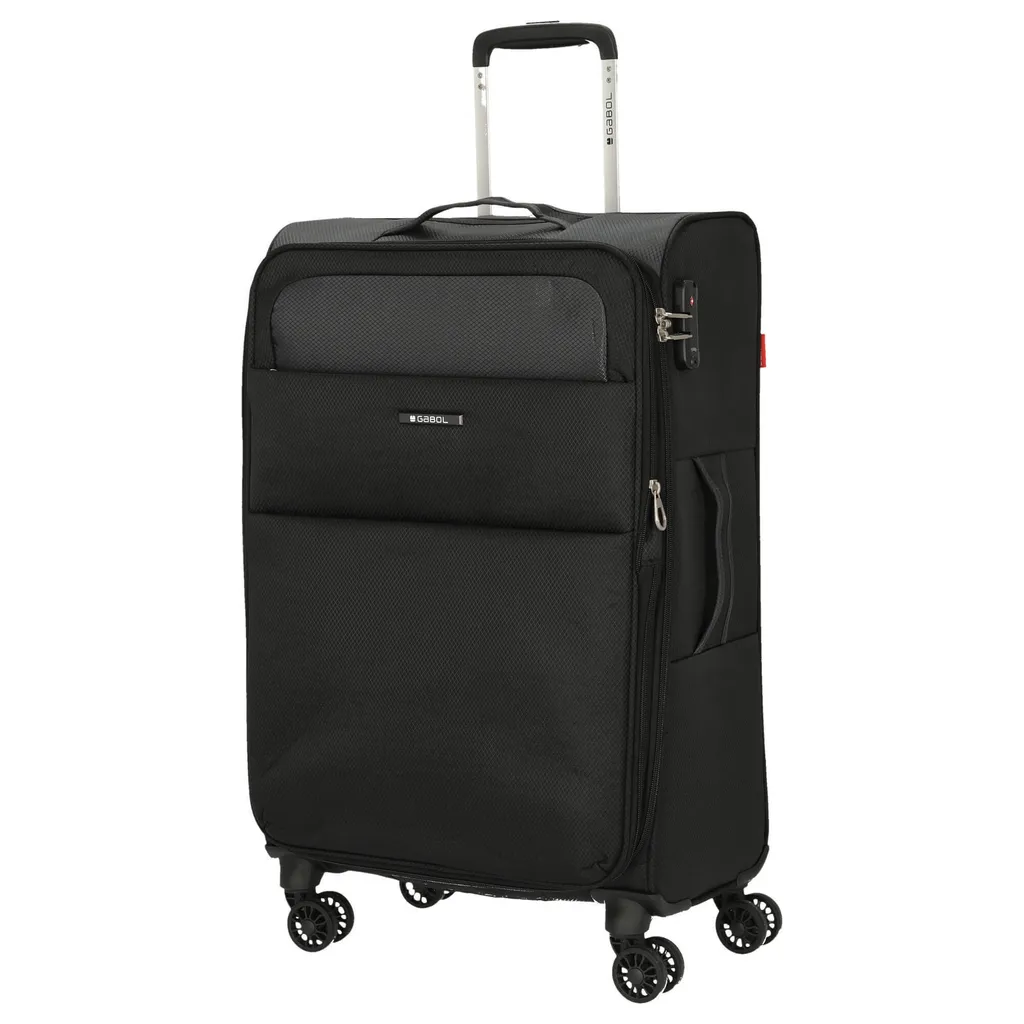 Valise Gabol Cloud 69 cm : Chariot à 4 roulettes robuste et spacieux