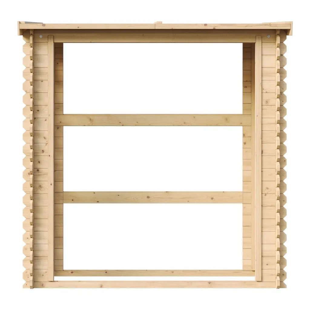 Étagère à Bois Extérieure Timbela - Support Bûches de Jardin 1,75m3