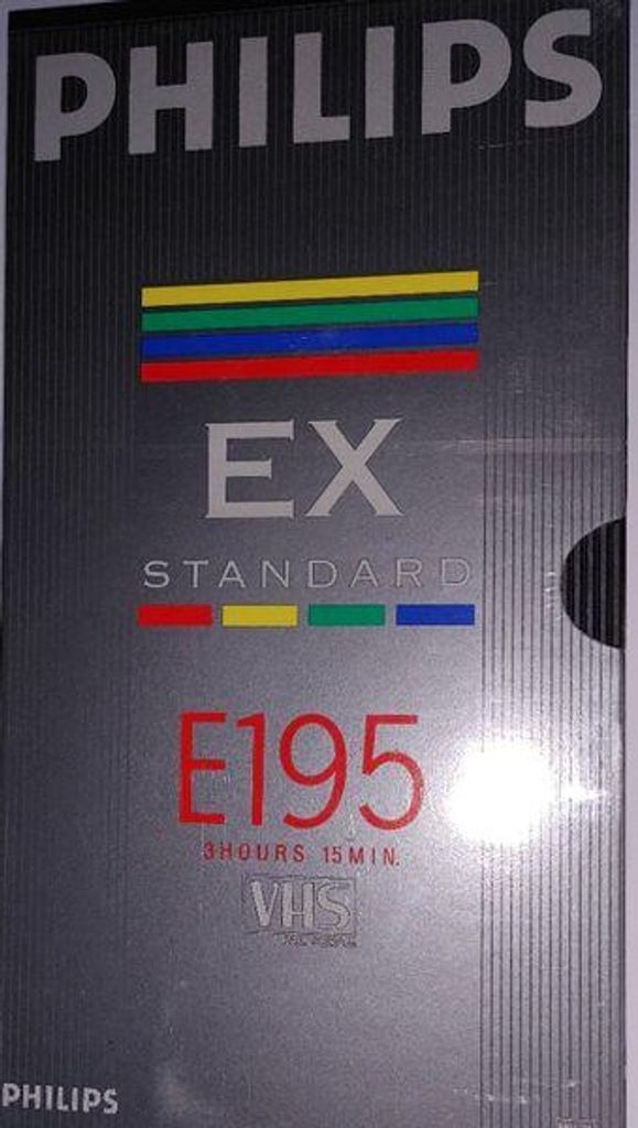 Original Philips EX Standard E195 VHS Leerkassette Neuware Produktbild 