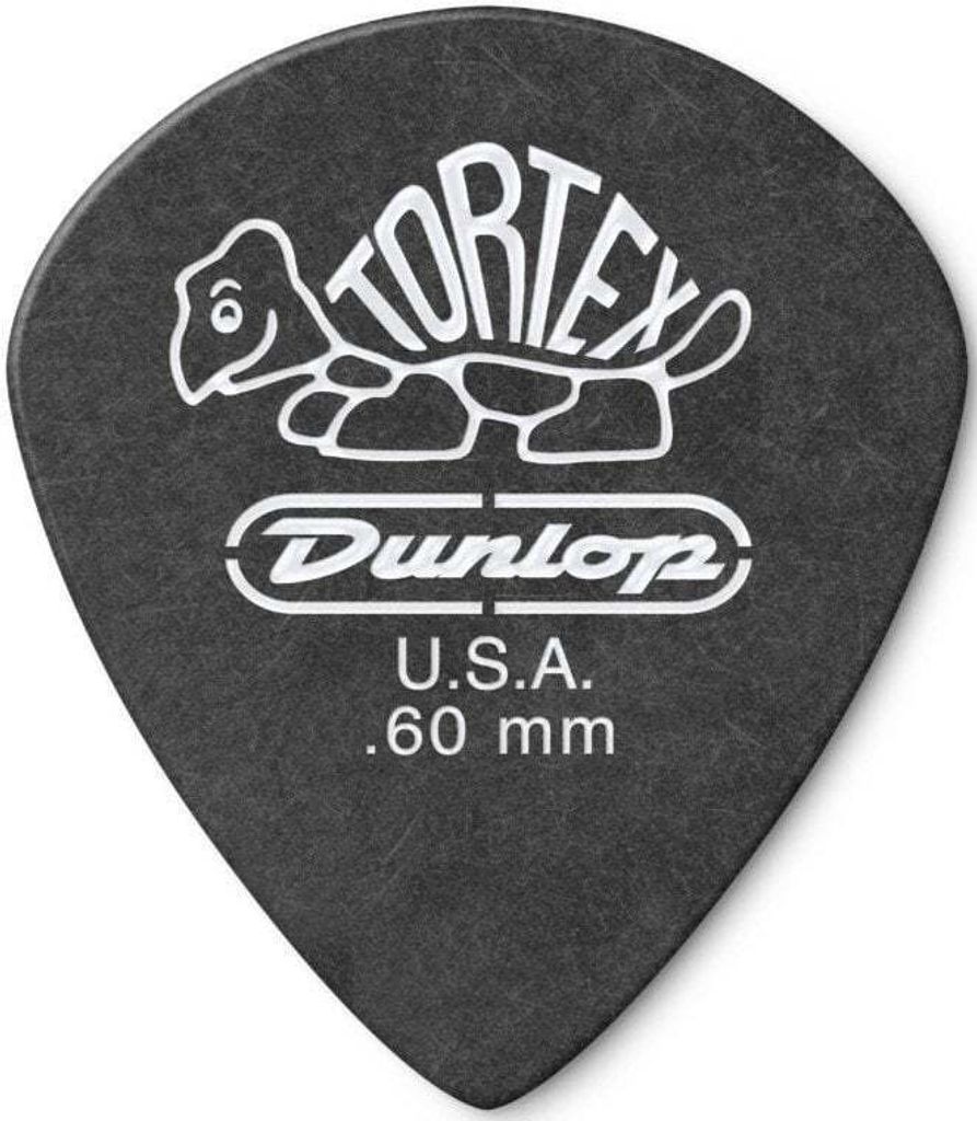 Dunlop Tortex Pitch Black Jazz III Gitarrenplektrum, 60 mm