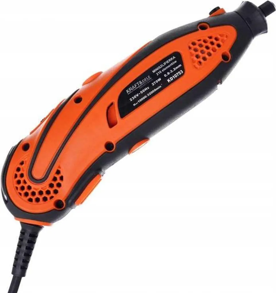 Mini-meuleuse droite Kraft & Dele KD10753 270W avec ses accessoires - 6