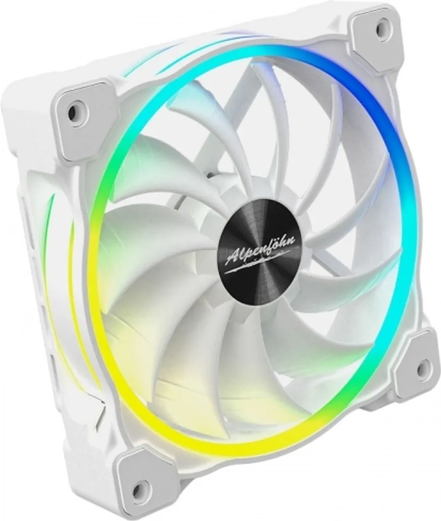 Alpenföhn Wing Boost 3 ARGB High Speed 120mm Bianco - Shop Online