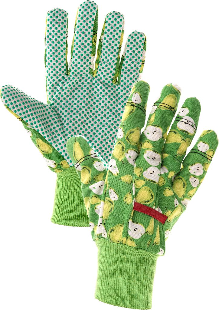 Kixx Damen Gartenhandschuhe mit Motiv und Noppen