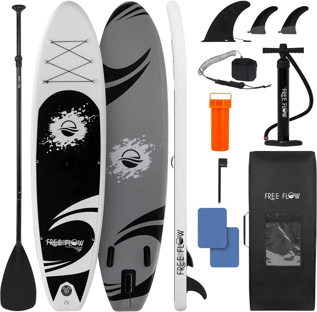 SereneLife Aufblasbares Stand Up Paddle Board mit Premium Produktbild 