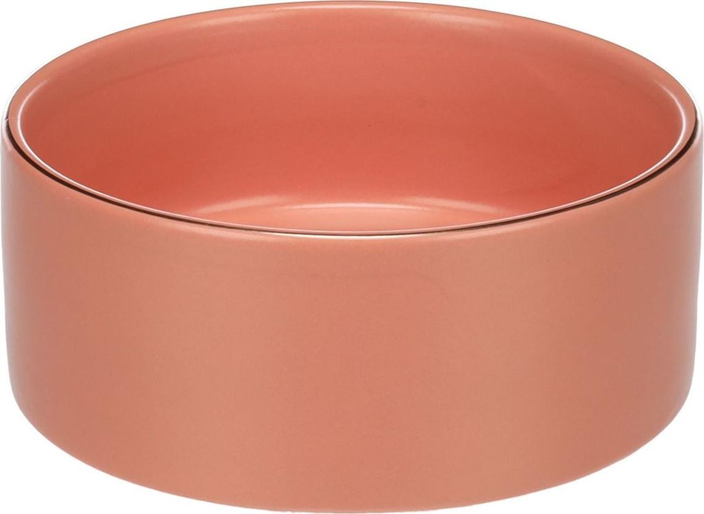 Flamingo Futter- und Trinknapf Eram rund rosa für Hunde Produktbild 
