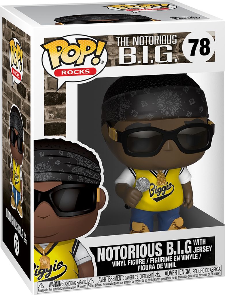 The Notorius B.I.G. with Jersey 78 - Funko Pop! Vinyl Figur
