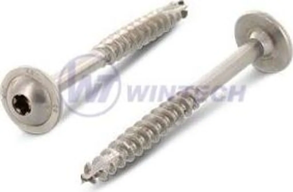 Vite Pannello HBS TX40 8,0 x 60/50 A2 Inox - Confezione 100 Pezzi