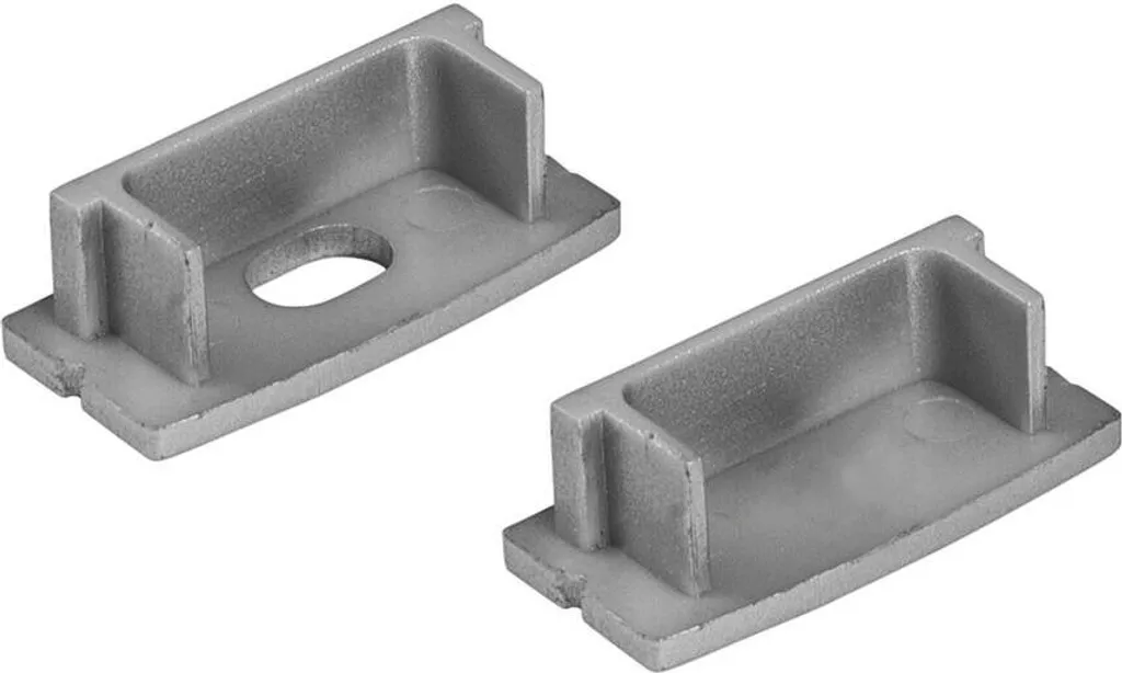 Embout de Rail Argenté 20mm EUROLITE en Matériau Résistant et Durable