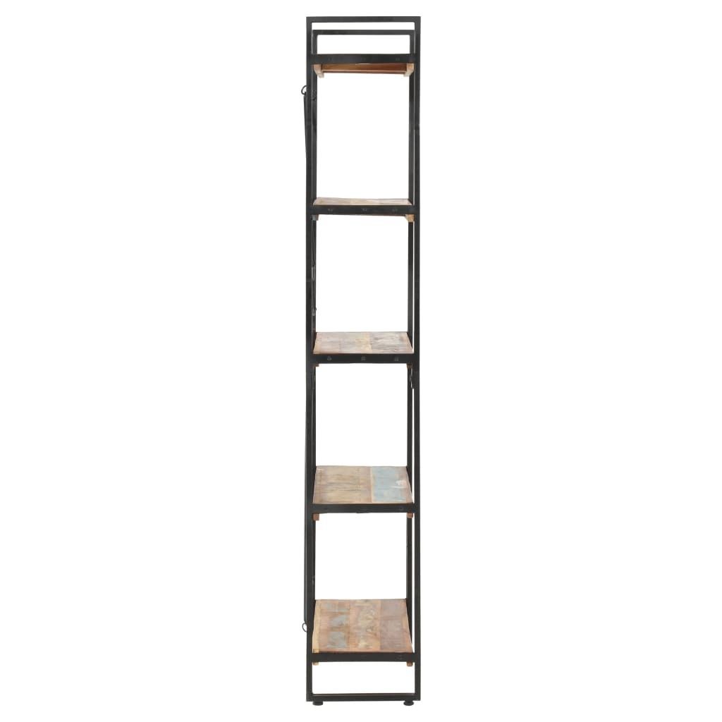 vidaXL Regál na knihy 5 přihrádek 90x30x180 cm Masivní Obrázek produktu 