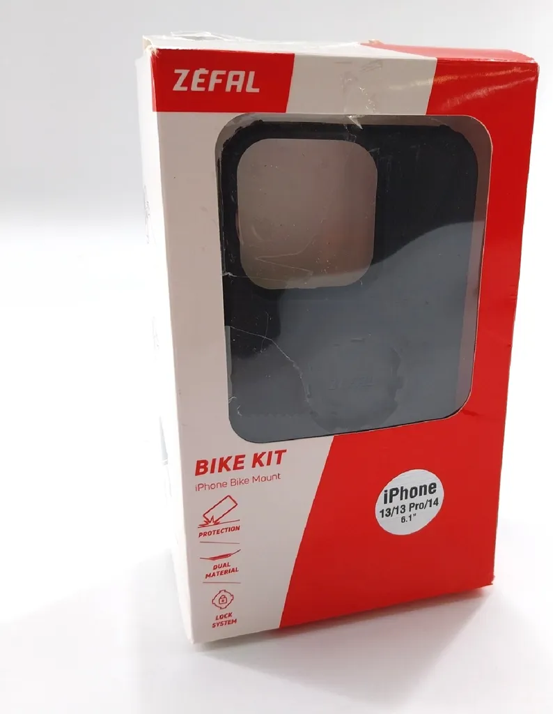 Zefal Kit iPhone 14 13 Pro Support Vélo VTT Robuste avec Coque de Fixation