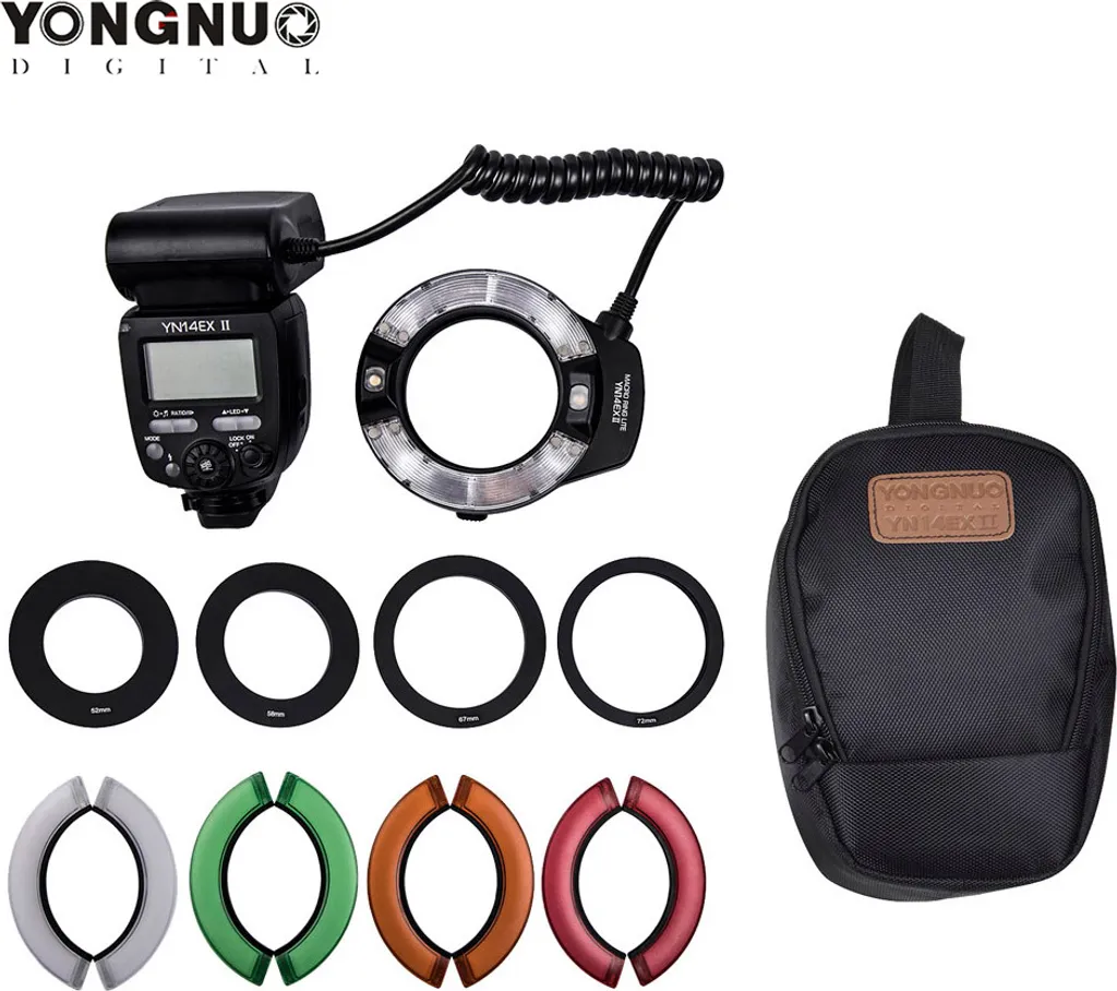 YONGNUO YN14EX II Flash Annulaire Macro TTL pour Appareils Photo Canon DSLR