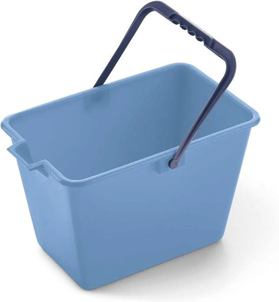 Petit seau bleu en polypropylène 4 litres pour nettoyage professionnel