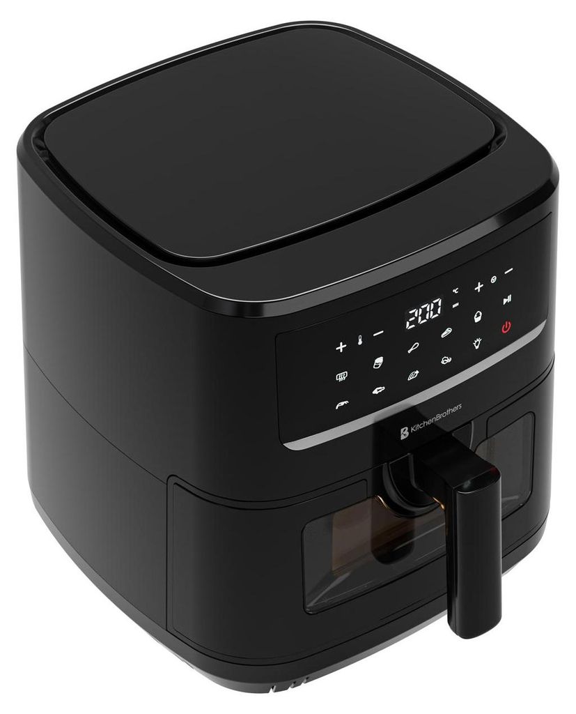 KitchenBrothers Heißluftfritteuse XXL 7,5L - Airfryer 1800W Produktbild 