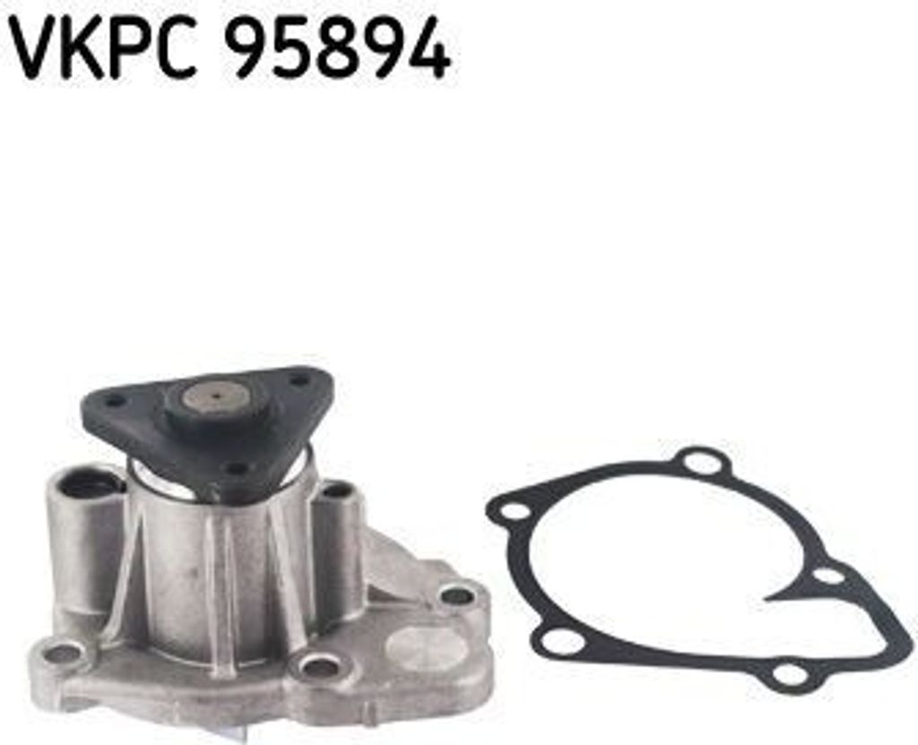 SKF VKPC 95894 Wasserpumpe, Motorkühlung OE 2511025002 kompatibel mit iX35, Santa Fe, Sonata, Carens, Magentis, Sorento