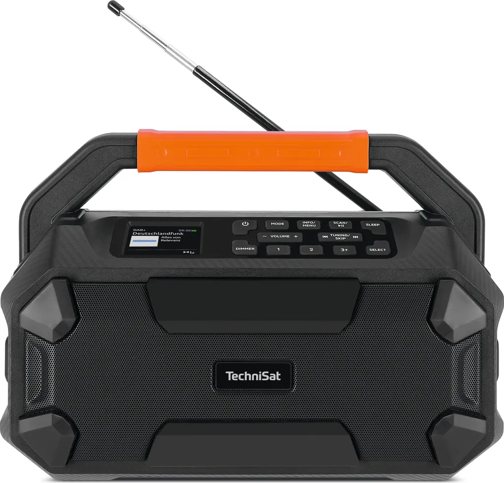 Radio Numérique DAB+ IPX4 Technisat DigitRadio 231 OD Noir Antichoc - 9