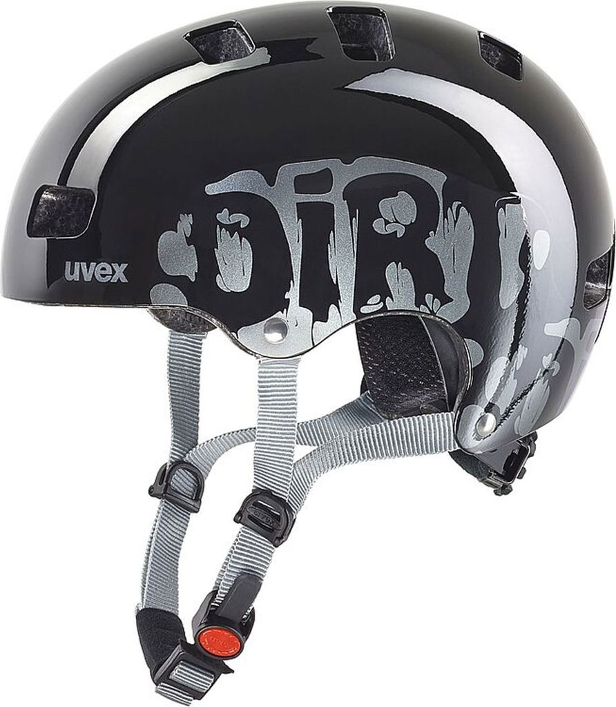 UVEX Bike-Helm kid 3 dirtbike black Größe S (51-55 cm)