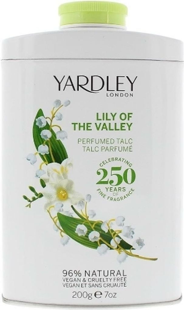 Yardley, London Maiglöckchen, Parfümierter Körper-Talk, Produktbild 