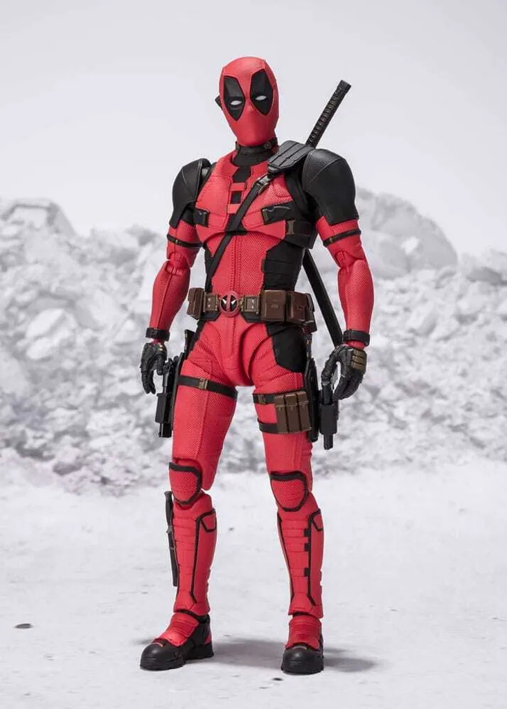 Figurine de Collection Deadpool 3 S.H.Figuarts 16 cm pour Fans Marvel