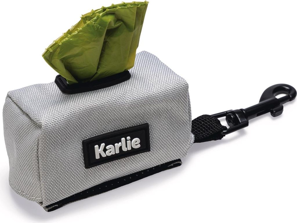 Karlie Kotbeutelspender - Hund - Nylon - Grau - 7,5x3,5x4 cm