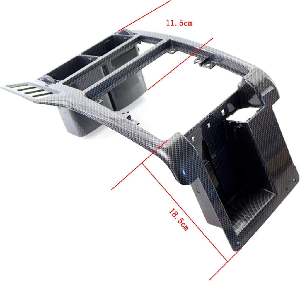 Aération Console Centrale Seat Ibiza II 6N1858071A - Grille Noire ABS