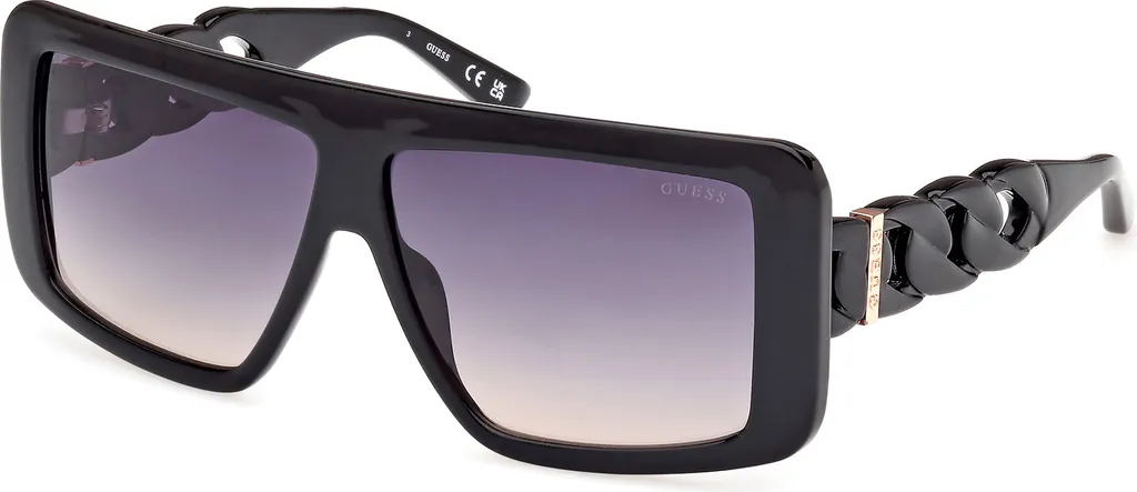 Monture Solaire Guess pour Femme GU00109 Noir Brillant Taille 60-10