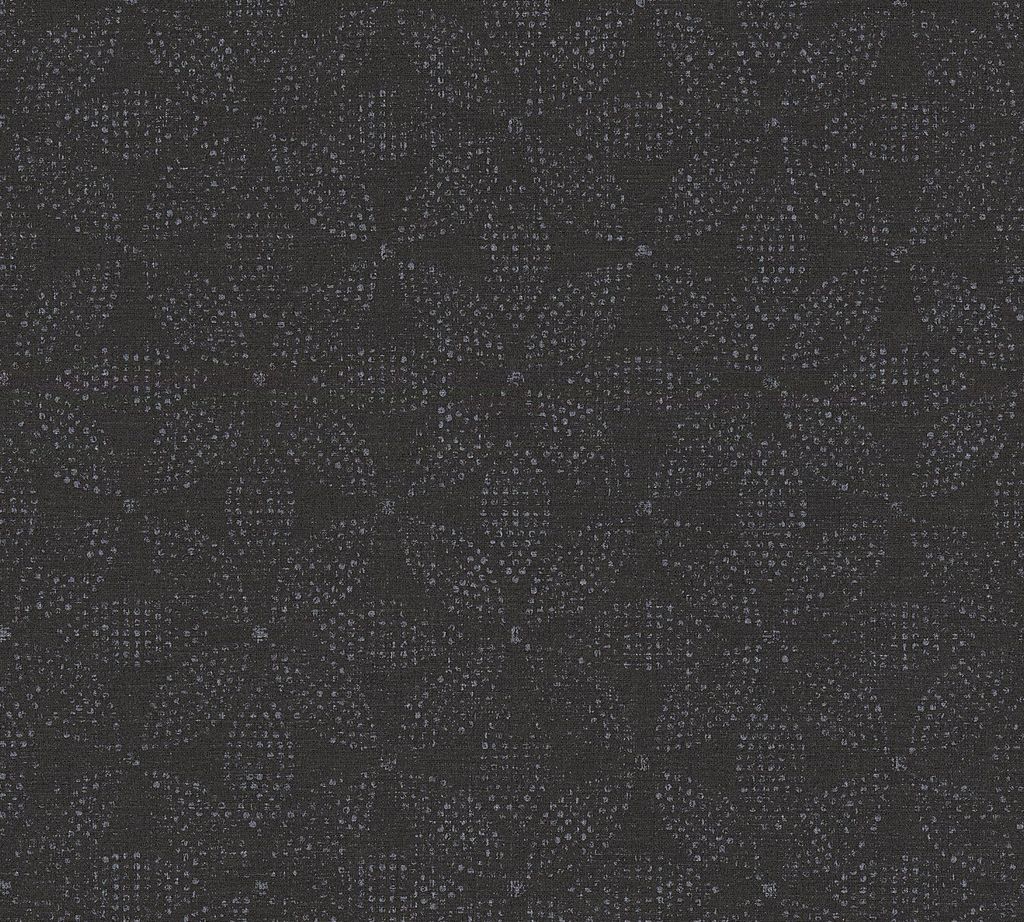 A.S. Création Ethnotapete Ethnic Origin Vliestapete schwarz silber 10,05 m x 0,53 m