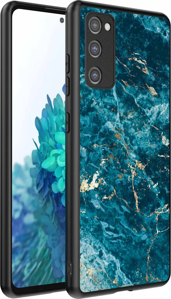 Custodia Samsung S20 FE Marmo Blu - Cover TPU Design Elegante Smartphonica