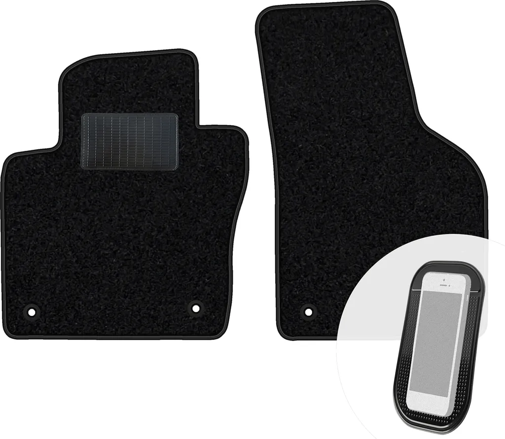 Migliora gli Interni VW Beetle: Tappetini Velours moto-MOLTICO Nero
