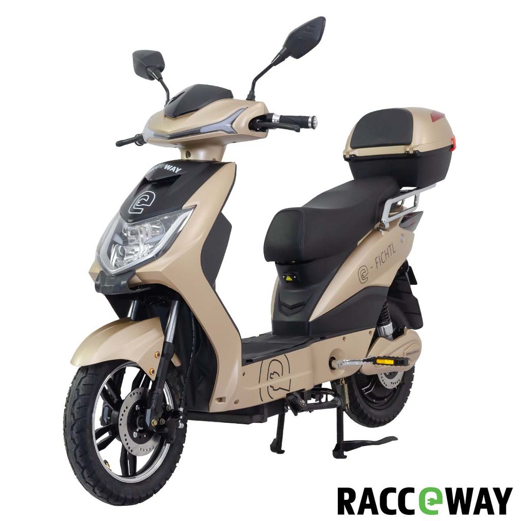 Elektroskútr RACCEWAY® E-FICHTL®, sv.zlatý-matný s baterií Obrázek produktu 