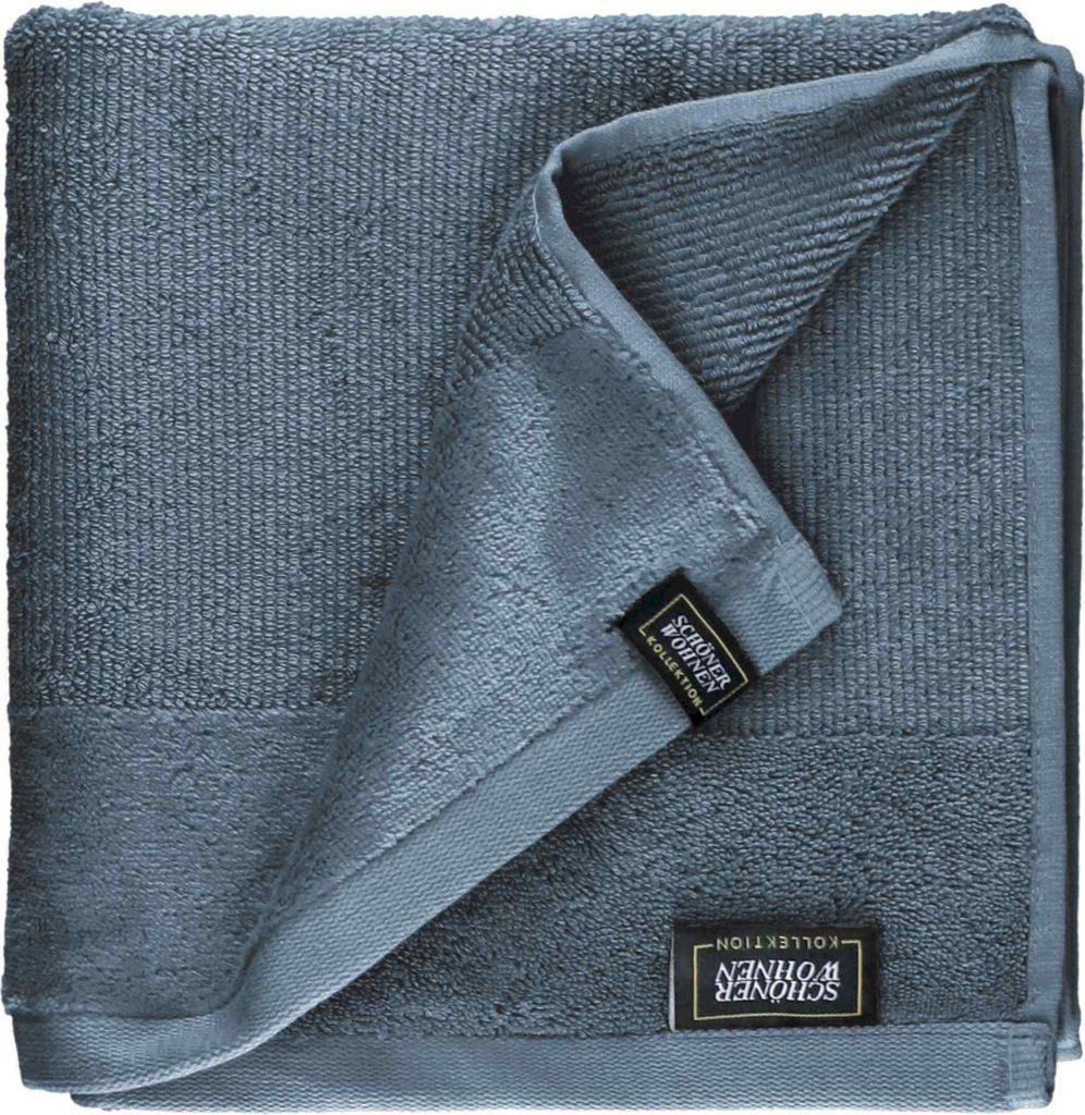 SCHÖNER WOHNEN-Kollektion Handtuch SENSE-4 Blau 50 x 100 cm