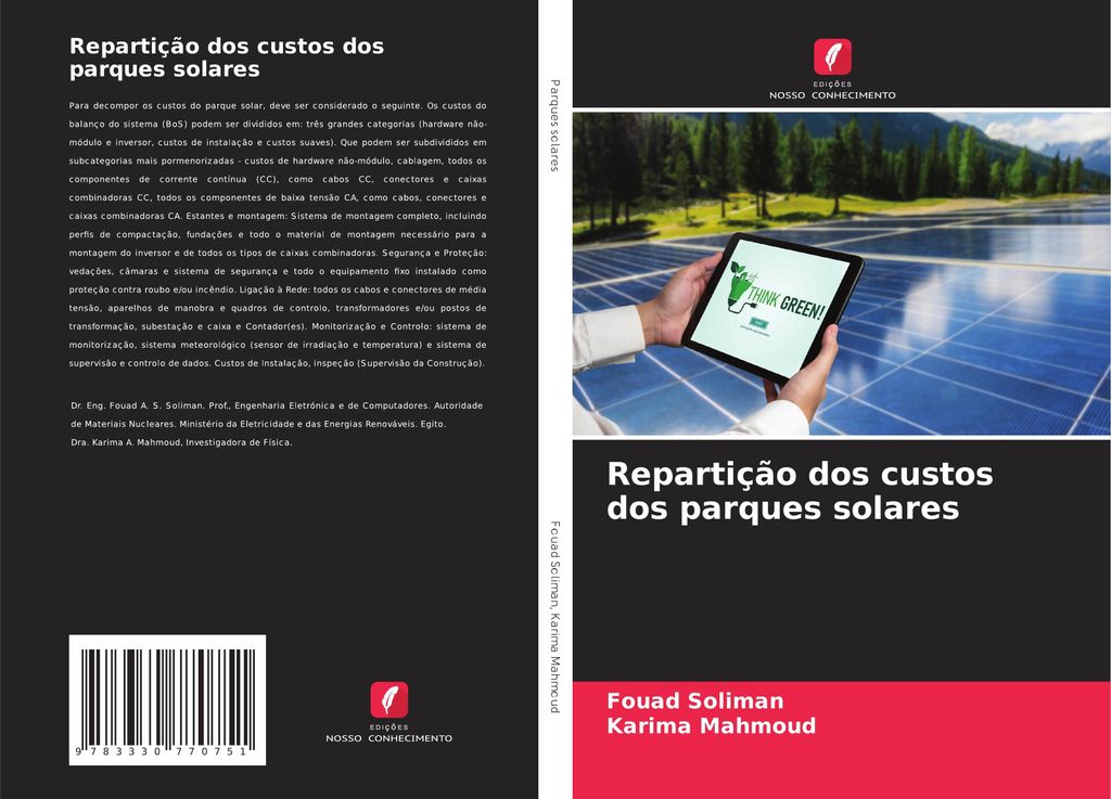 Repartição dos custos dos parques solares