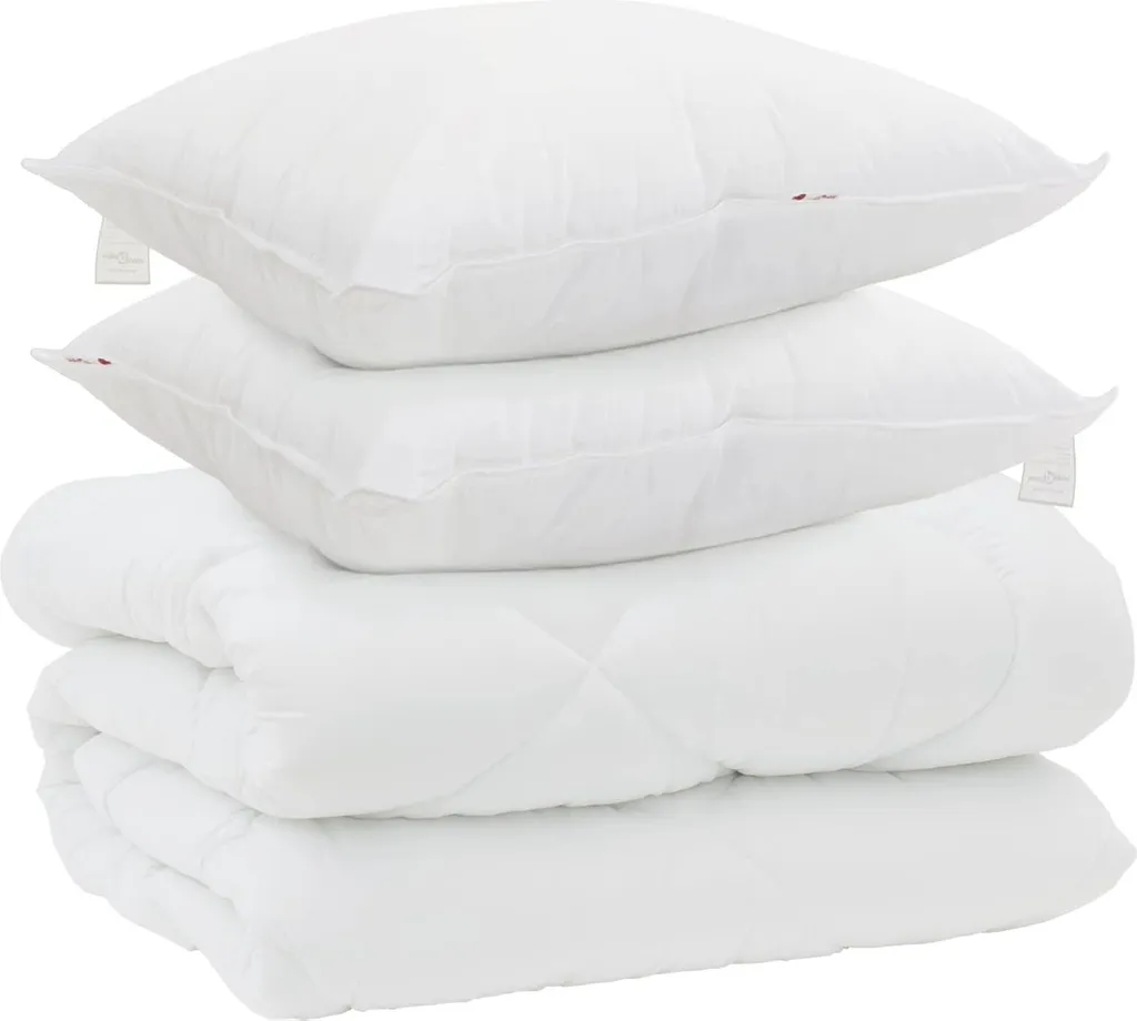 vidaXL Piumino Invernale 3 Pezzi con Cuscini: Comfort in Microfibra Bianca