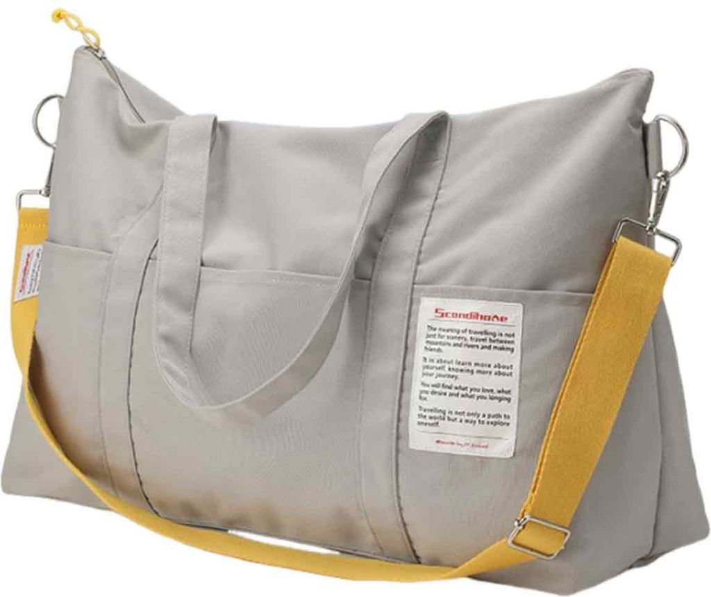 Reisetasche Handgepäcktasche Leichte Sporttasche Reise Weekender Waschbar für Damen Herren, Wochenendtasche Faltbare Strandtasche