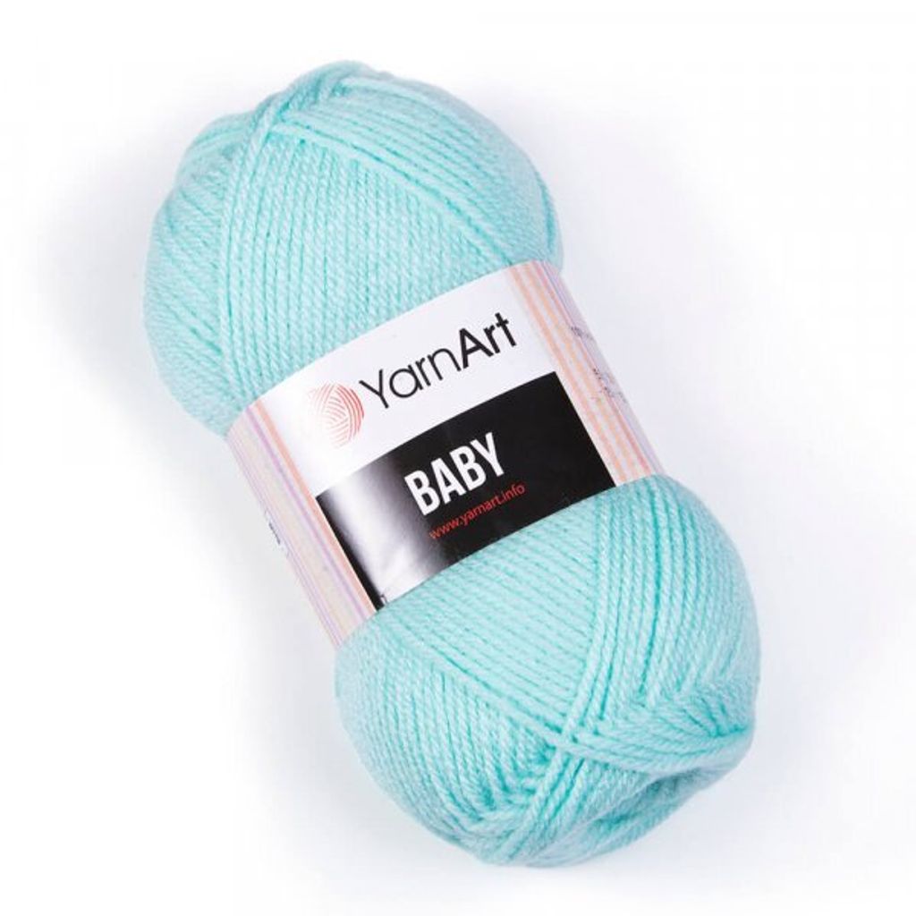 Yarn Art Baby 856 Light Blue Pletacia priadza Obrázok produktu 
