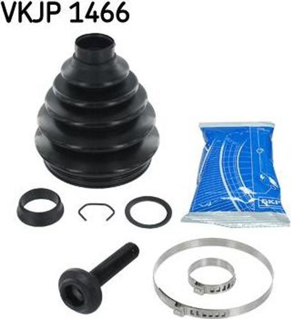 SKF VKJP1466 Manschettensatz, Antriebswelle OE 1K0498203A kompatibel mit Beetle, A3 8L, A3 8P, TT, Altea, Altea XL, Ateca, Leon, Toledo, Octavia, S...