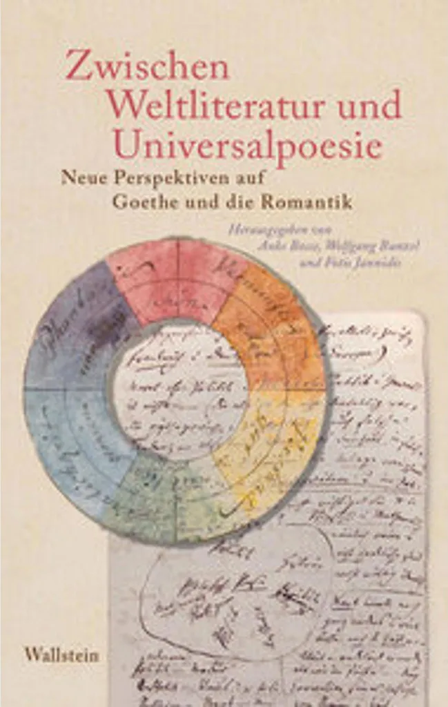 Ouvrage Zwischen Weltliteratur und Universalpoesie pour recherche PhD