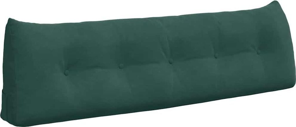 vidaXL Coussin de dossier Vert foncé 160 x 24 x 50 cm Image du produit 