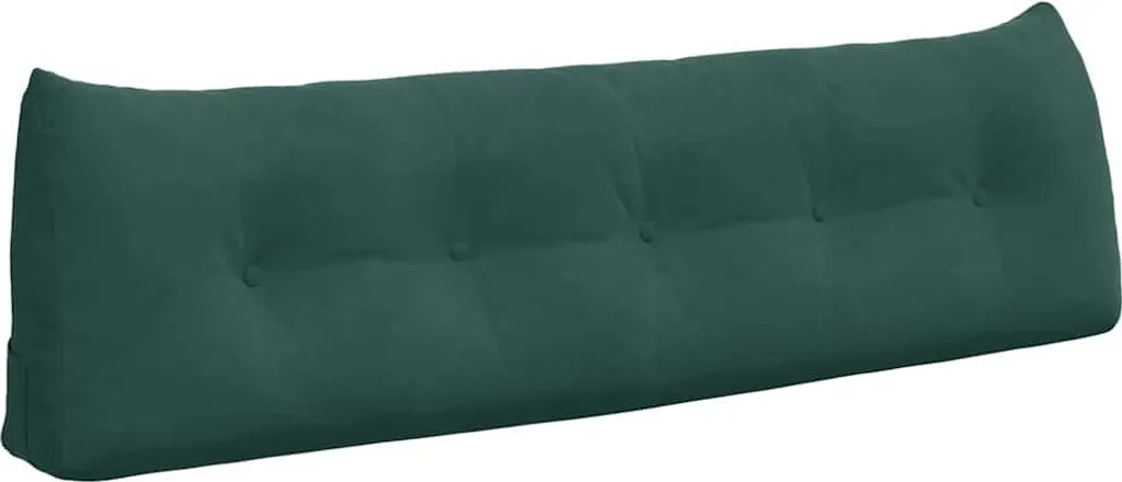 Schienale Letto 160cm velluto verde vidaXL | Cuscino Testiera Sfoderabile