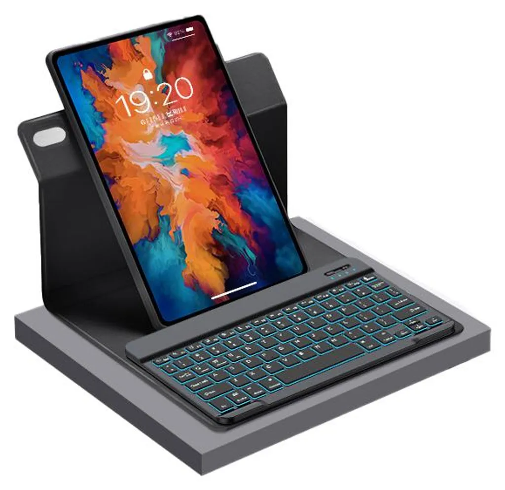 Clavier rétroéclairé et étui rotatif pour Redmi Pad 10.6 pouces - Modèle 2