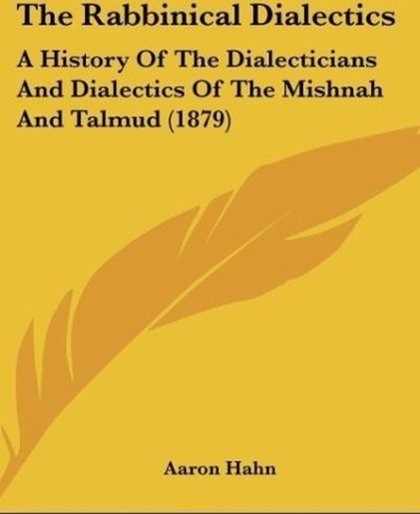 The Rabbinical Dialectics